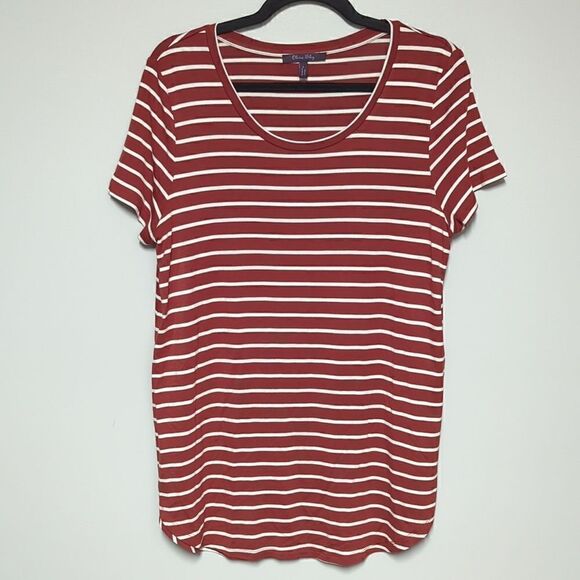 Olivia Sky Scoop Neck Short Sleeve Shirt - Picture 1 of 6